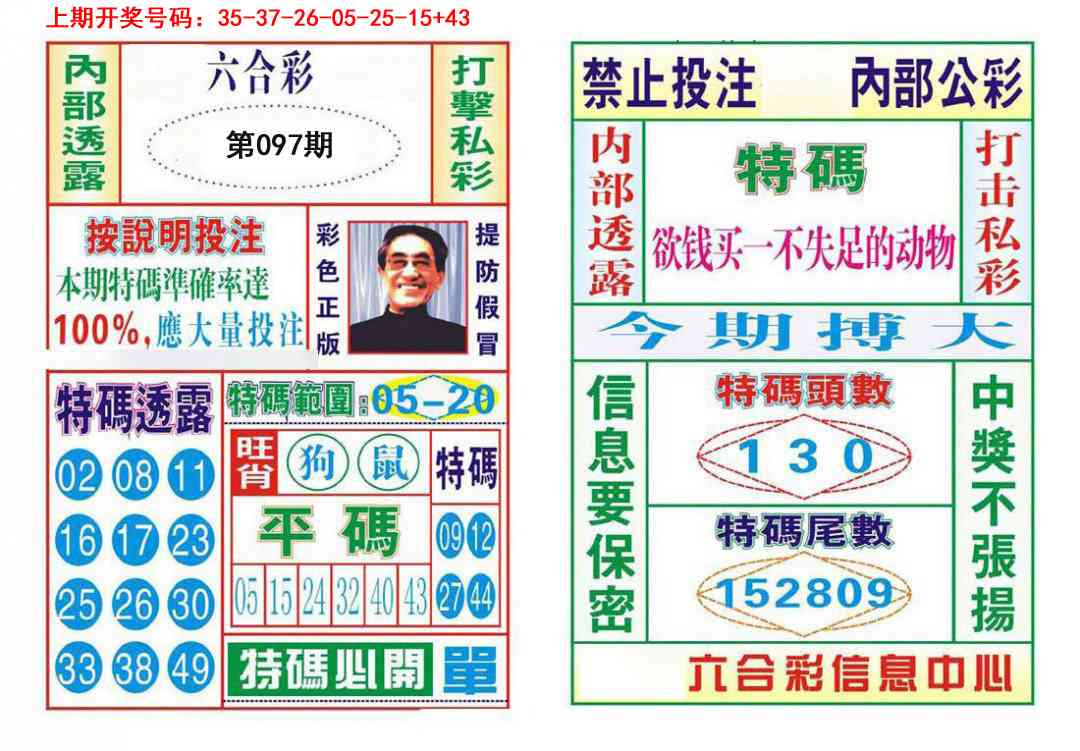 097期内部会员专用[图]